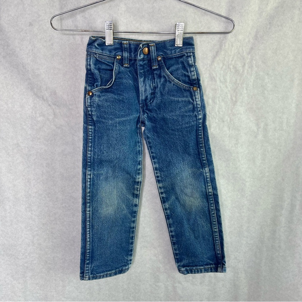 Vintage wrangler boys 4T slim cowboy cut jeans USA